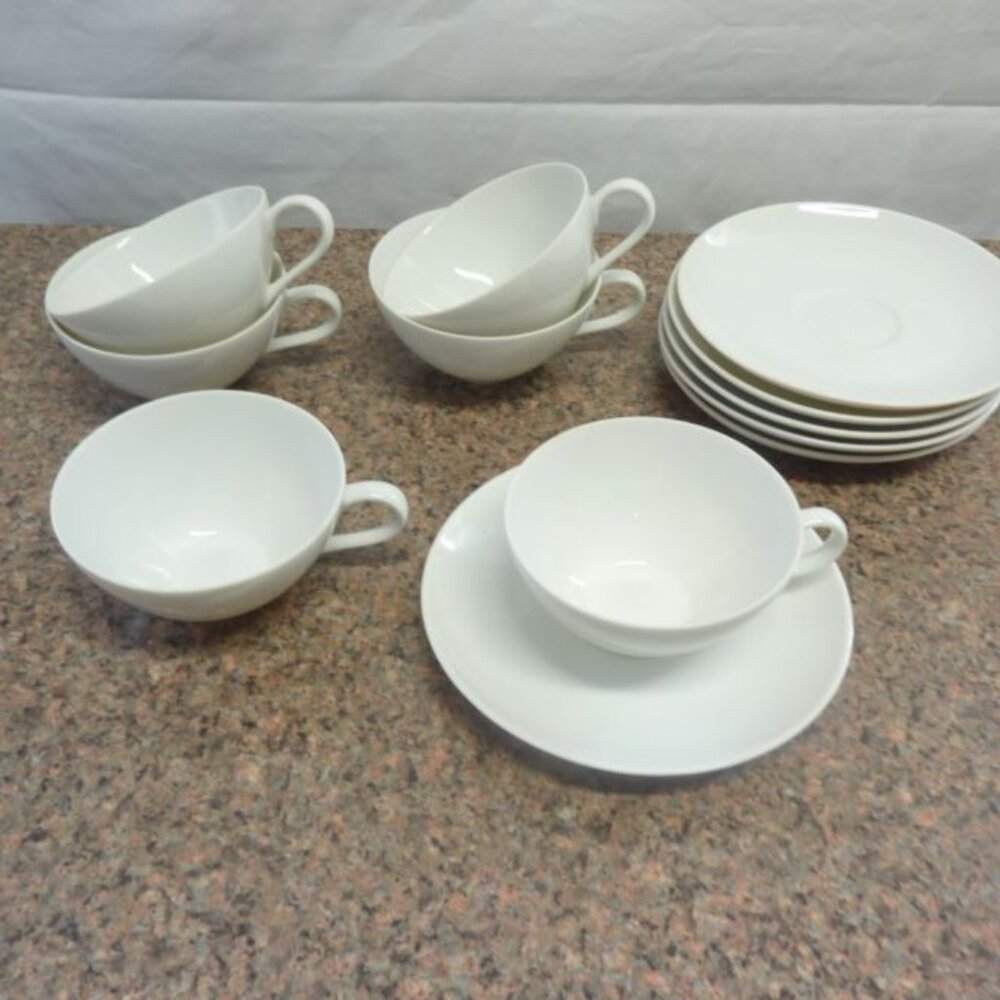 Tea cup saucer set of 6, made in Japan 1950-1970